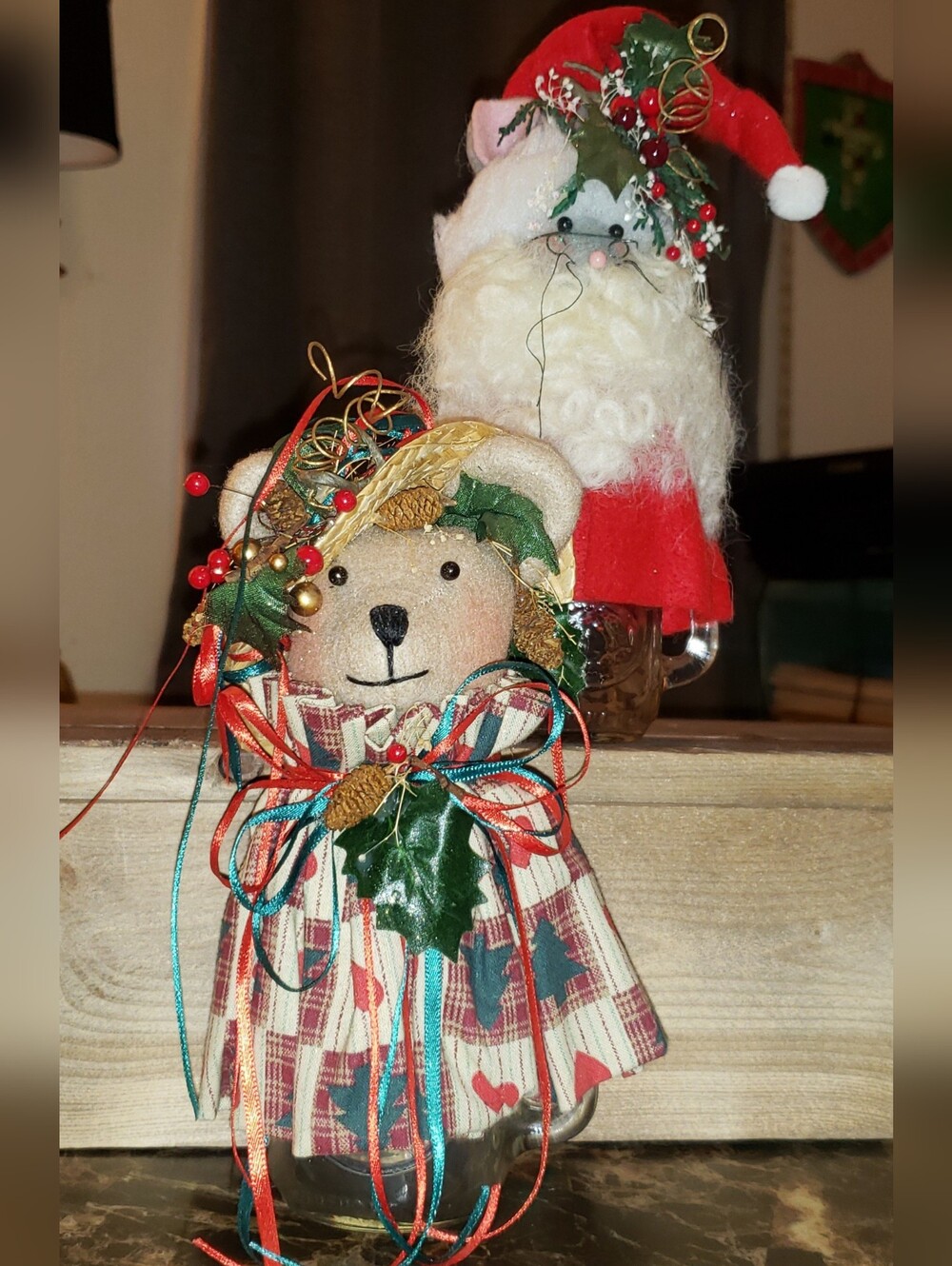 Christmas Mouse Jars Lot #2